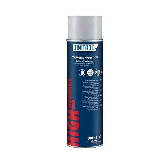 Dinitrol High Performance Underbody Wax Clear 500ml Aerosol Rust Proofing 1152601 - World of Lubricant