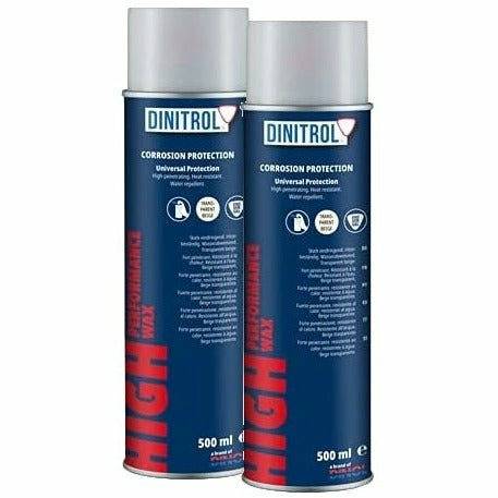 Dinitrol High Performance Underbody Wax Clear 500ml Aerosol Rust Proofing 1152601 - World of Lubricant