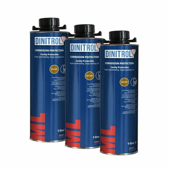 Dinitrol ML3125 Rust Proofing Cavity Wax 1L Can Box Section Door Chassis 1107001 - World of Lubricant