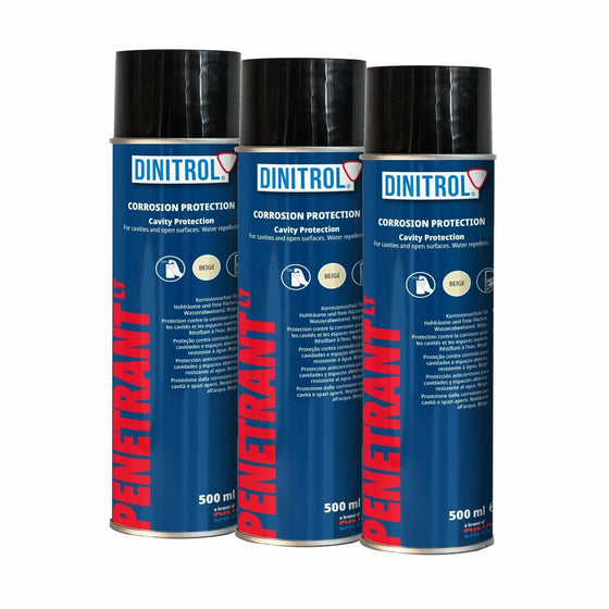DINITROL PENETRANT LT CAVITY WAX 500ml Aerosol 1147001 - World of Lubricant