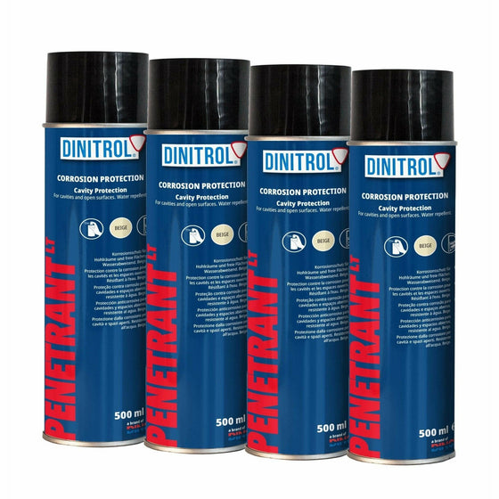 DINITROL PENETRANT LT CAVITY WAX 500ml Aerosol 1147001 - World of Lubricant