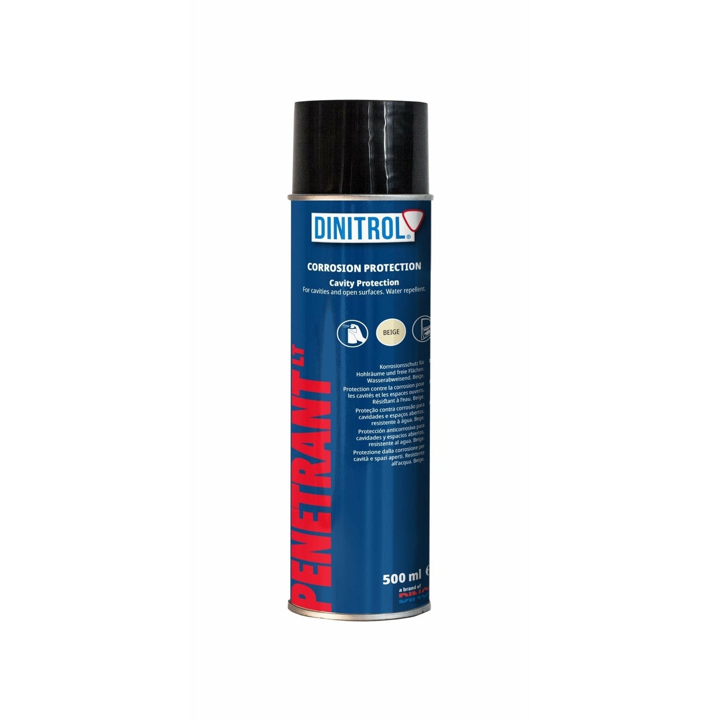DINITROL PENETRANT LT CAVITY WAX 500ml Aerosol 1147001 - World of Lubricant