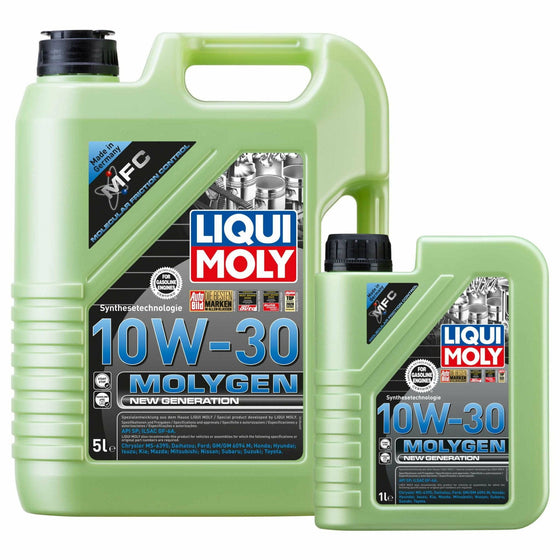 Liqui Moly 10W30 Engine Oil Molygen New Generation API SP Nissan Honda Toyota 9978 - World of Lubricant