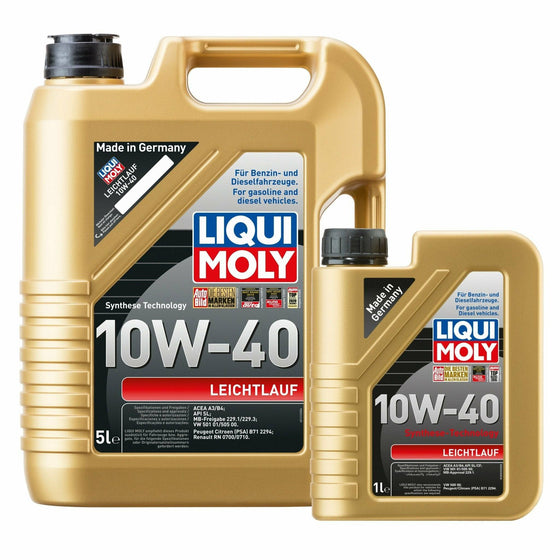 LIQUI MOLY 10W40 Engine Oil Smooth Running ACEA A3 B4 API SL VW MB 9502 - World of Lubricant