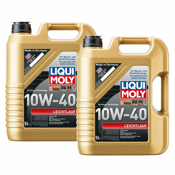 LIQUI MOLY 10W40 Engine Oil Smooth Running ACEA A3 B4 API SL VW MB 9502 - World of Lubricant