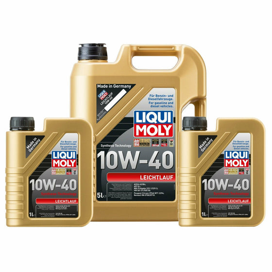 LIQUI MOLY 10W40 Engine Oil Smooth Running ACEA A3 B4 API SL VW MB 9502 - World of Lubricant