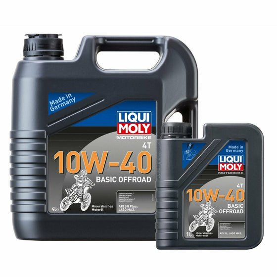 Liqui Moly 10W40 Motorbike Engine Oil 4T Basic Off Road 4 Stroke 3062 - World of Lubricant