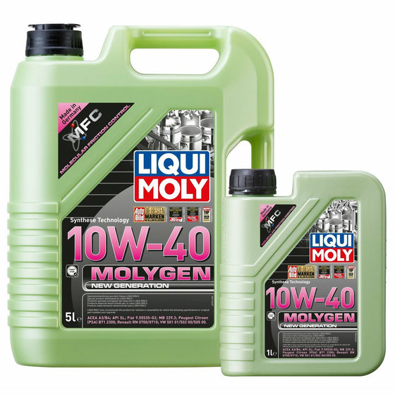 Liqui Moly 10W40 Synthetic Engine Oil MOLYGEN NEW GENERATION A3 B4 9951 - World of Lubricant