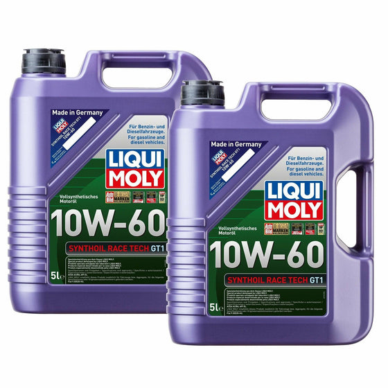 Liqui Moly 10w60 Synthoil Race Tech GT1 Engine Oil A3 B4 SL CF Germany 8909 - World of Lubricant