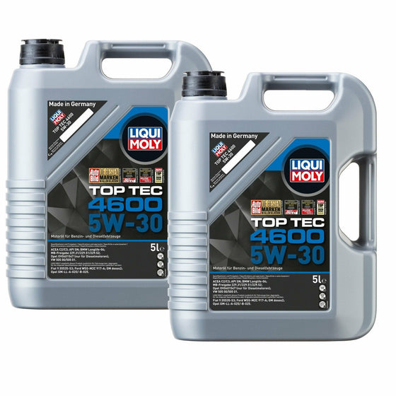 Liqui Moly 5w30 Top Tec 4600 Engine Oil ACEA C3 SN/CF BMW-LL VW MB 2316 - World of Lubricant