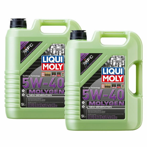 LIQUI MOLY 5W40 MOLYGEN NEW GENERATION ACEA A3/B4 VW BMW AUDI PORSCHE 8536 - World of Lubricant