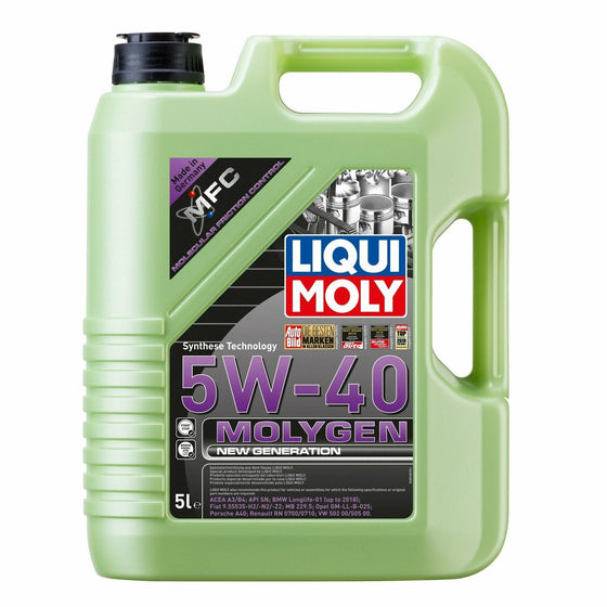 LIQUI MOLY 5W40 MOLYGEN NEW GENERATION ACEA A3/B4 VW BMW AUDI PORSCHE 8536 - World of Lubricant