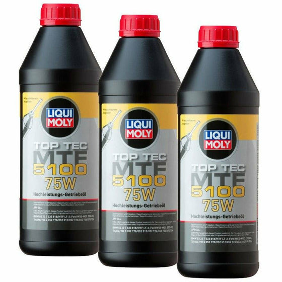 Liqui Moly 75W GL4 Top Tec MTF 5100 1L Transmission Gear Oil 20842 - World of Lubricant