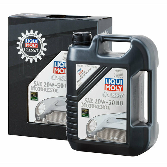 Liqui Moly Classic Motor Oil SAE 20W50 HD Classic Car Mineral Oil Fluid 1129 - World of Lubricant