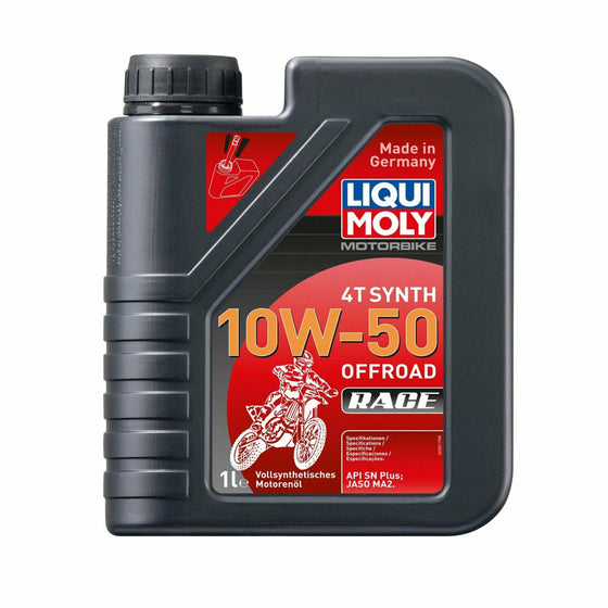 Liqui Moly Fully Synthetic 10W50 Motorbike 4T off Road Race Engine Oil 3052 - World of Lubricant