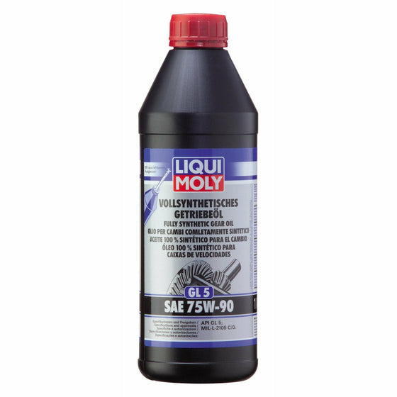 Liqui Moly Fully Synthetic Gear Oil (GL5) SAE 75W90 1414 - World of Lubricant