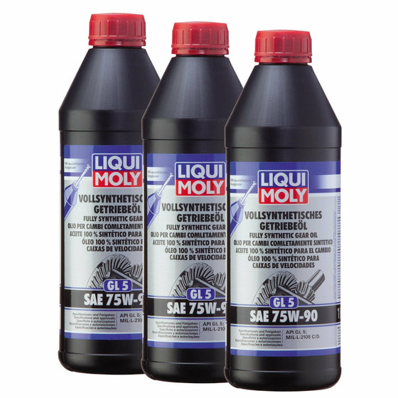 Liqui Moly Fully Synthetic Gear Oil (GL5) SAE 75W90 1414 - World of Lubricant