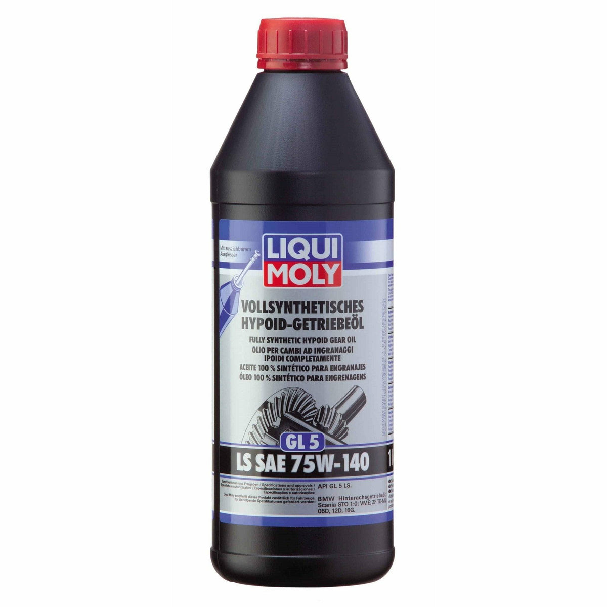 Liqui Moly Fully Synthetic Hypoid Gear Oil (GL5) LS SAE 75W140 4421 - World of Lubricant