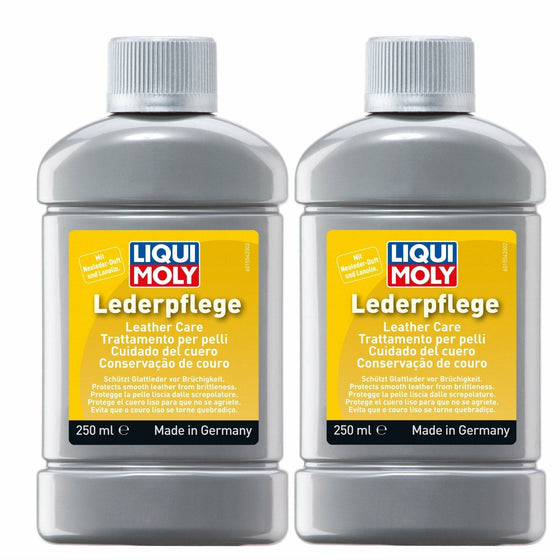 Liqui Moly Leather Care Preserves Protects Leather Conditioner 250ml 1554 - World of Lubricant