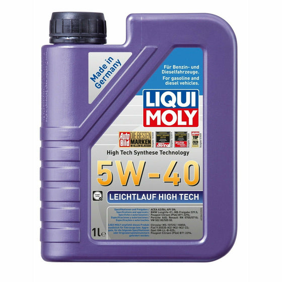 Liqui Moly Leichtlauf High Tech SAE 5W40 Engine Oil ACEA A3/B4 2328 - World of Lubricant