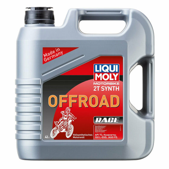 Liqui Moly Motorbike 2T Synth off Road Race Engine Oil 2 Stroke API TC 3064 - World of Lubricant