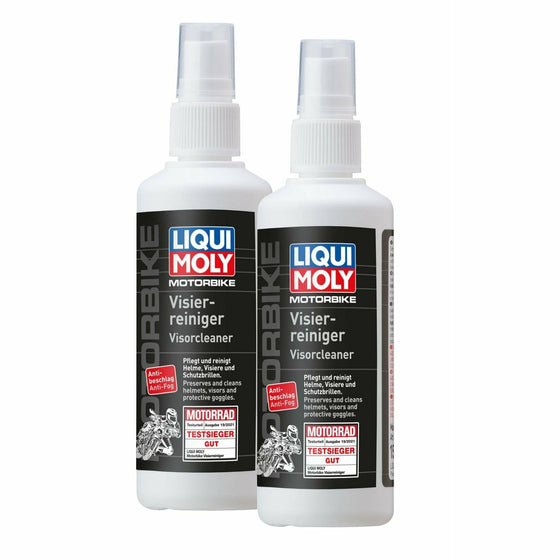 Liqui Moly Motorbike Visor Cleaner Removes Dirt Insects Oil 100ml 1571 - World of Lubricant