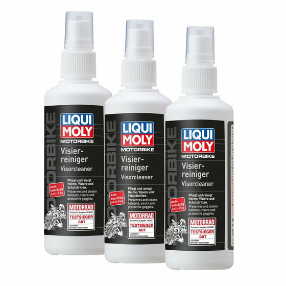 Liqui Moly Motorbike Visor Cleaner Removes Dirt Insects Oil 100ml 1571 - World of Lubricant