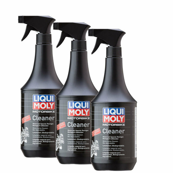 Liqui Moly Motorcycle Cleaner Spray Bottle Motorbike Biodegrade 1L 1509 - World of Lubricant