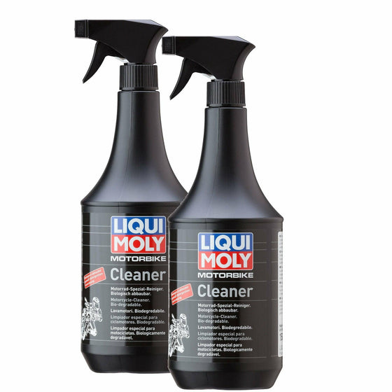 Liqui Moly Motorcycle Cleaner Spray Bottle Motorbike Biodegrade 1L 1509 - World of Lubricant