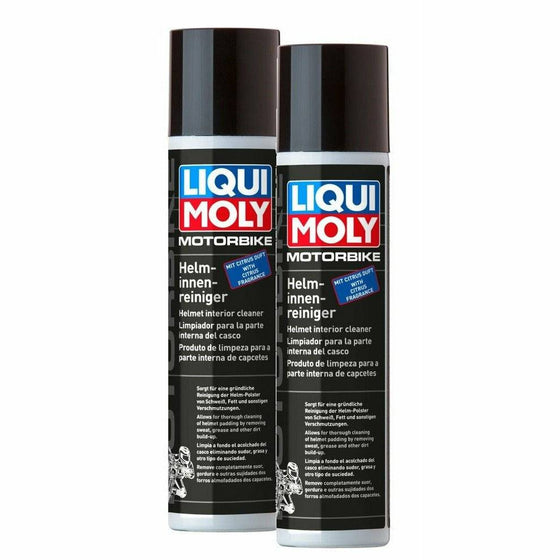 Liqui Moly Motorcycle Motorbike Helmet Interior Cleaner Odors 300ml 1603 - World of Lubricant