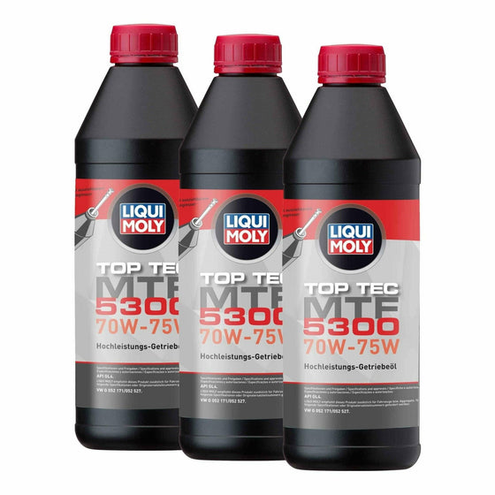 Liqui Moly MTF 5300 Manual Semi Auto DSG Fluid 70w 75w GL4 Audi VW Seat Skoda 21359 - World of Lubricant