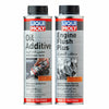 Liqui Moly Oil Additive MoS2 Engine Flush Plus Petrol and Diesel Service Kit 2591+8374 - World of Lubricant