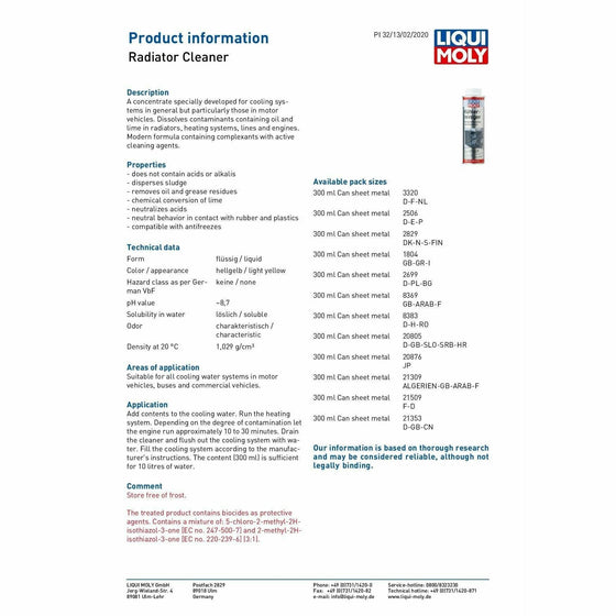 Liqui Moly Oil Additive MoS2 + Engine Flush Plus + Radiator Flush Service Kit 2591+1804+8374 - World of Lubricant