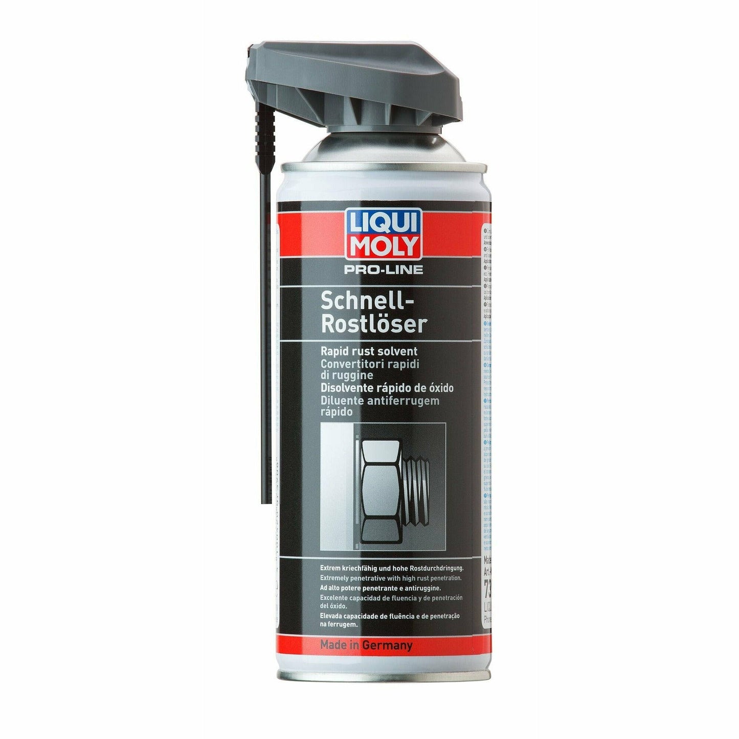 Liqui Moly Rapid Rust Solvent Pro Line 400ML Dissolves Rust Dirt 7390 - World of Lubricant