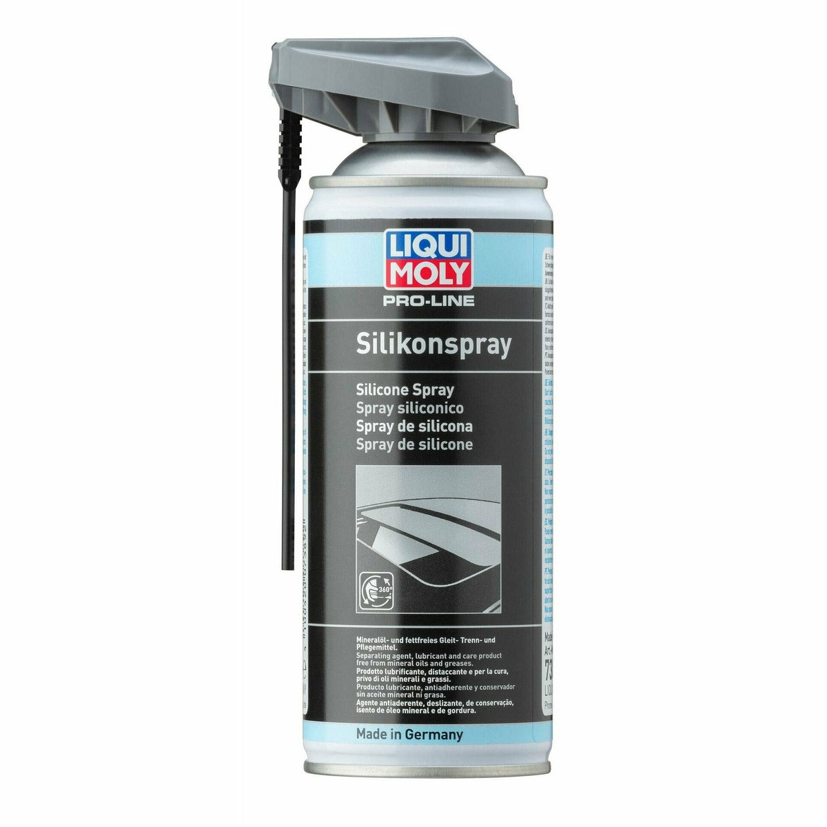 Liqui Moly Silicone Spray ProLine 400ML Grease Interior Exterior Use 7389 - World of Lubricant