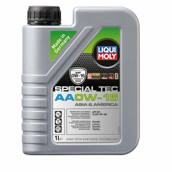 Liqui Moly Special Tec AA 0W-16 Synthetic Engine Oil API Toyota Honda Lexus 21328 - World of Lubricant