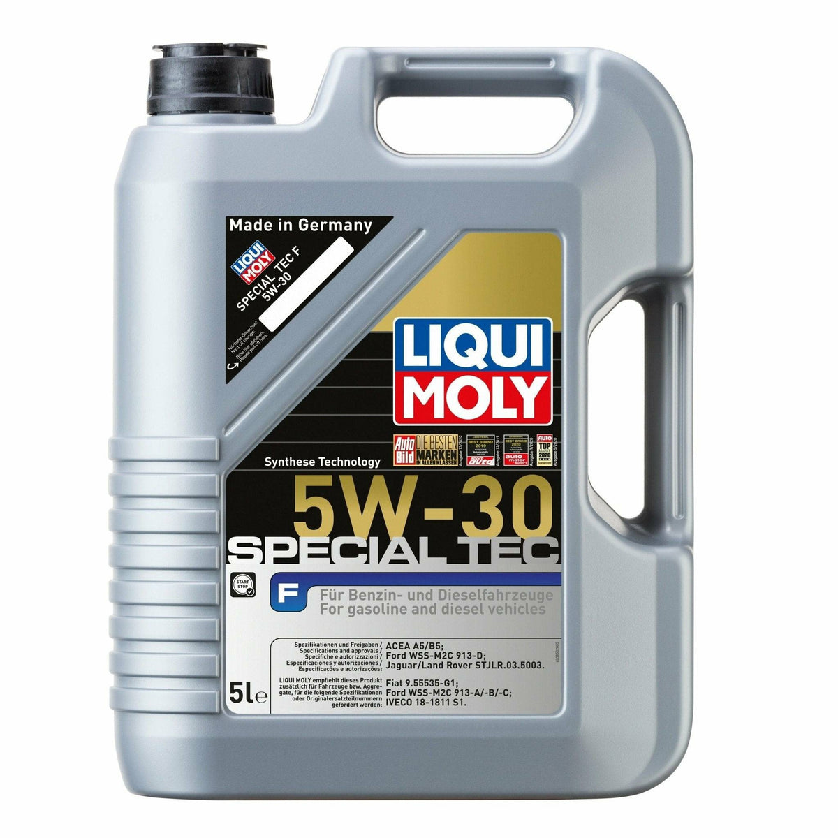 Liqui Moly Special Tec F Ford Jaguar Land Rover SAE 5W30 Engine Oil ACEA A5/B5 2326 - World of Lubricant