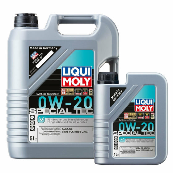 Liqui Moly Special Tec V 0W20 Volvo Engine Oil ACEA C5 VCC RBS0-2AE 20632 - World of Lubricant