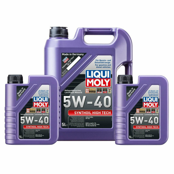 Liqui Moly SYNTHOIL HIGH TECH SAE 5W40 ACEA A3/B4 API SM 1856 - World of Lubricant