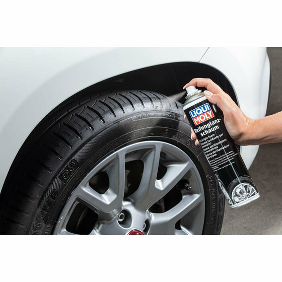 Liqui Moly Tire Bright Foam 400ml Aerosol Tyre Shine Protector 1609 - World of Lubricant