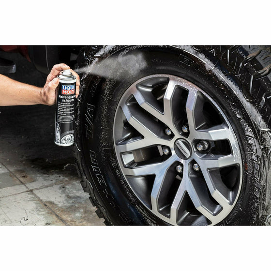 Liqui Moly Tire Bright Foam 400ml Aerosol Tyre Shine Protector 1609 - World of Lubricant