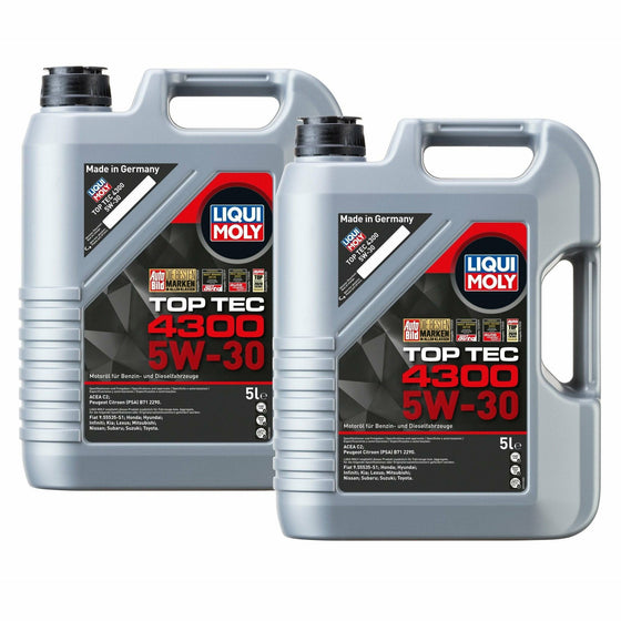Liqui Moly Top Tec 4300 5W30 All-Year Engine Oil ACEA C2 2324 - World of Lubricant