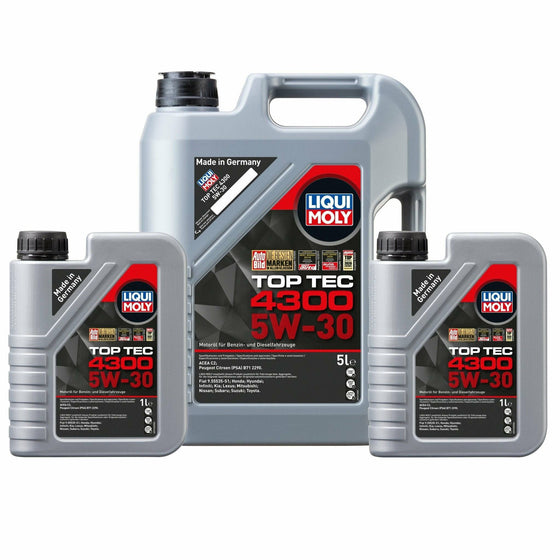 Liqui Moly Top Tec 4300 5W30 All-Year Engine Oil ACEA C2 2324 - World of Lubricant