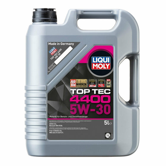 Liqui Moly Top Tec 4400 SAE 5W30 Renault Engine Oil ACEA C4 2322 - World of Lubricant
