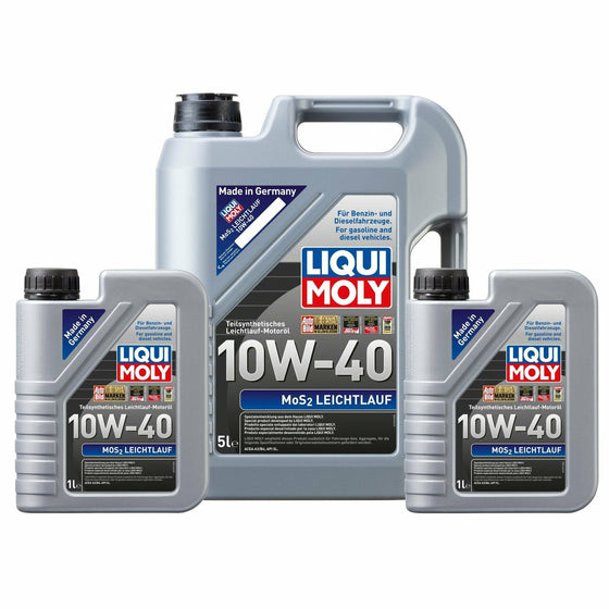 Liqui Moly Wear Protection MoS2 Leichtlauf 10W40 Engine Oil ACEA A3 / B4 2184 - World of Lubricant