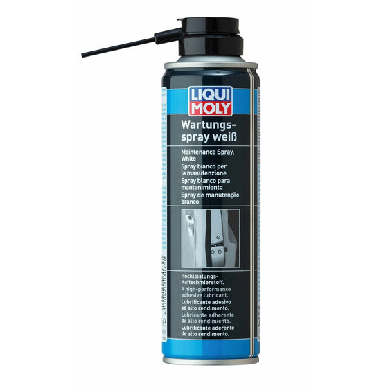 LIQUI MOLY White Grease Maintenance Spray Waterproof lubricant 250ml 3075 - World of Lubricant