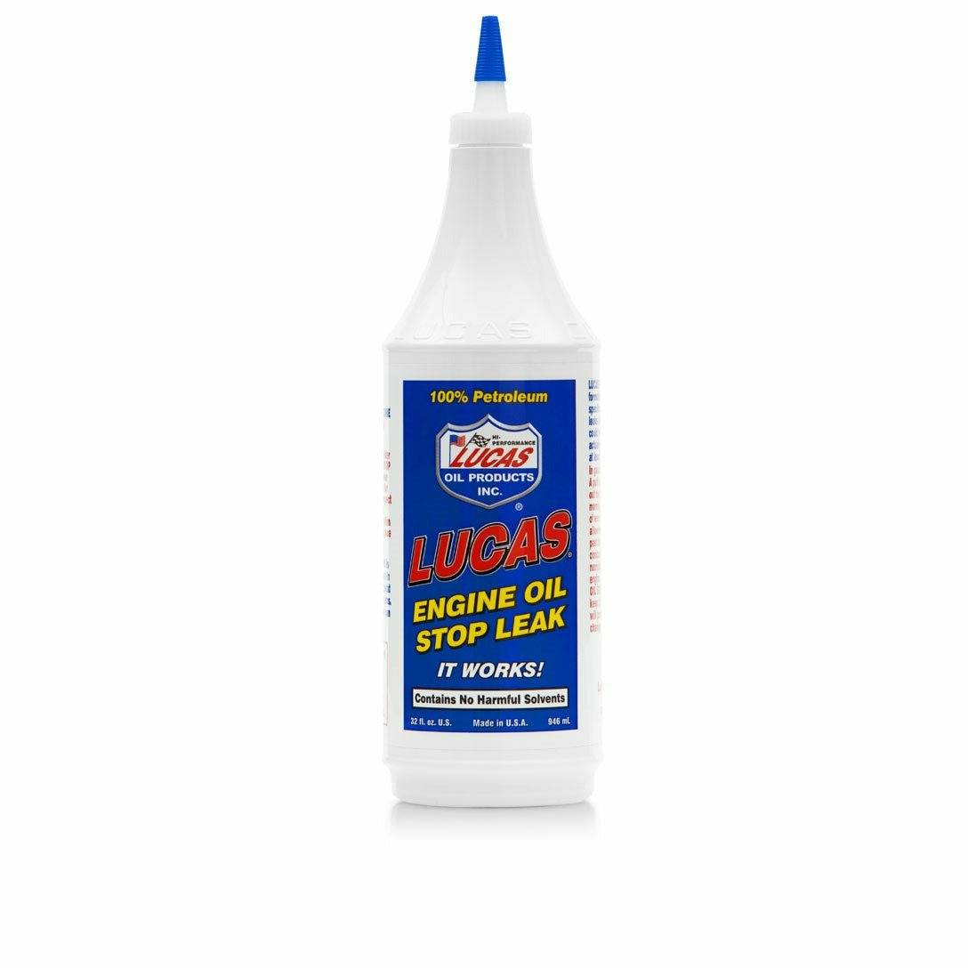 Lucas Engine Oil Stop Leaks Stop Smoke Additive 946ML Rejuvenates Seal Gasket 10278 - World of Lubricant