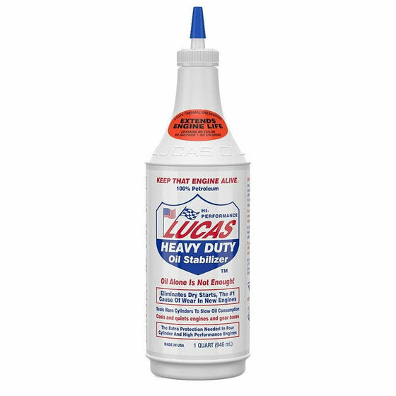 Lucas Oil Heavy Duty Oil Stabilizer Engine Additive Fluid 946ML Oil Treatment 10001 - World of Lubricant