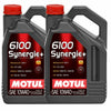 Motul 6100 Synergie+ 10W40 A3/B4 Synthetic Engine Oil VW MB SKODA AUDI 108647 - World of Lubricant