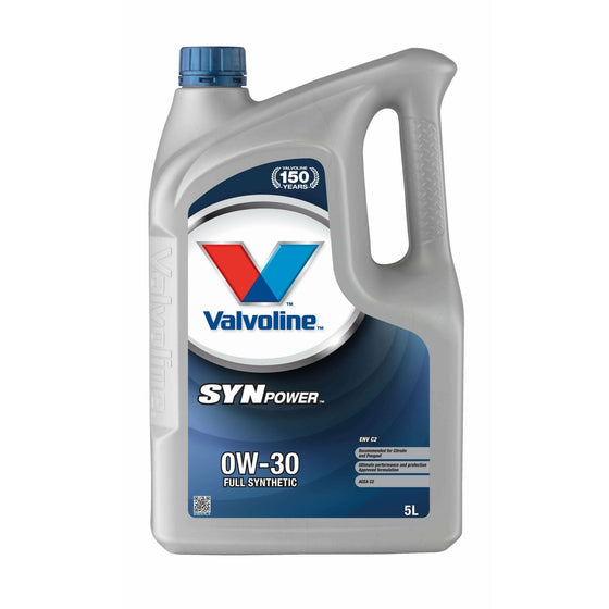 Valvoline 0W30 Fully Synthetic Engine Oil SynPower ENV ACEA C2 PSA B71 Toyota Honda 872519 - World of Lubricant
